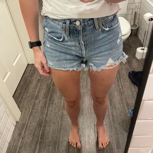 AGOLDE- Parker Vintage Cut off shorts